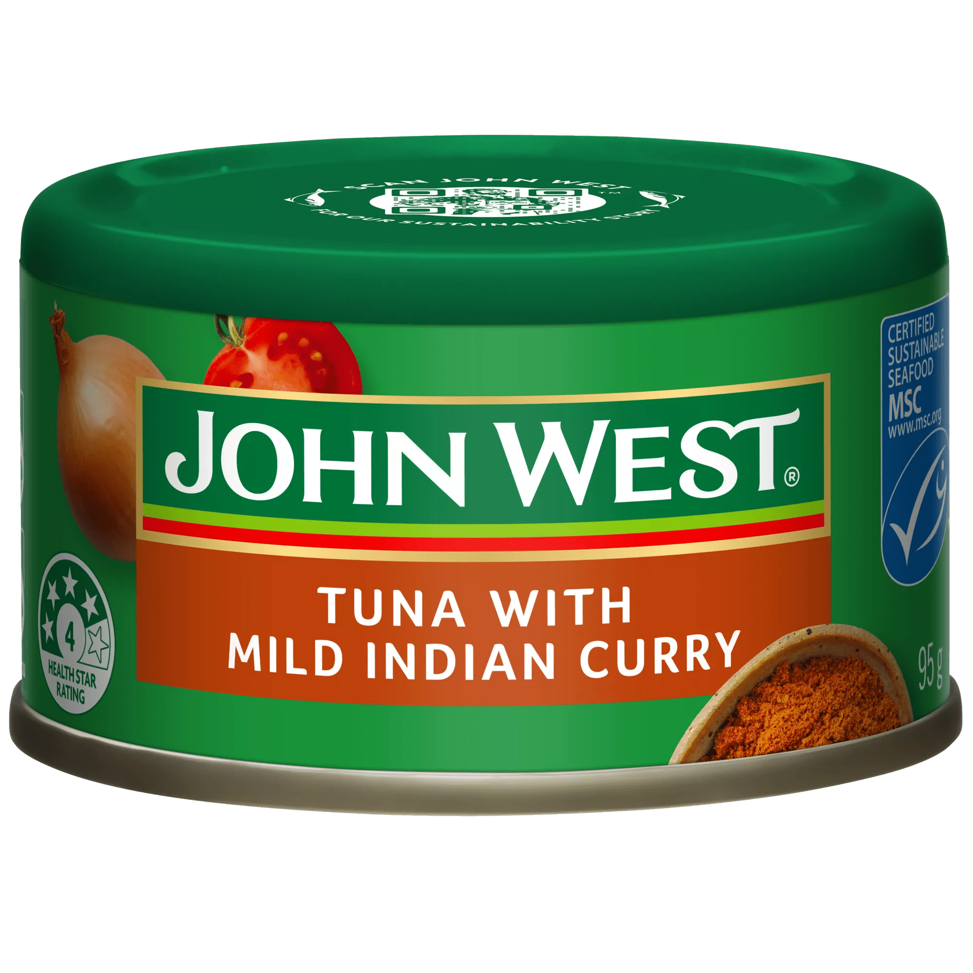 John West Tuna Mild Indian Curry 24x95g