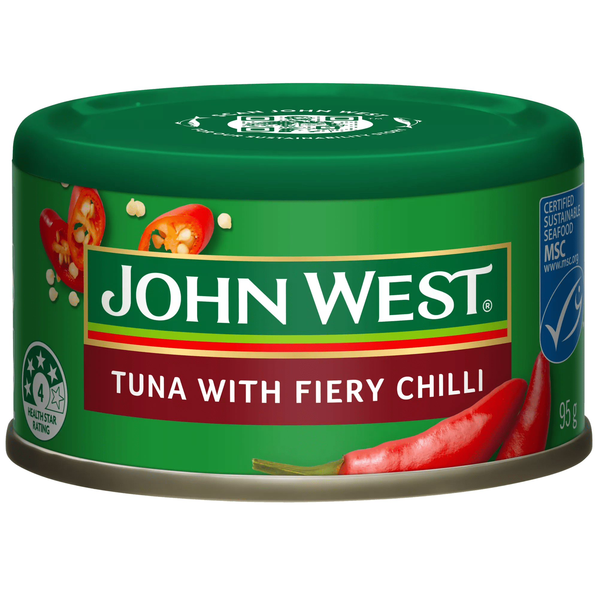 JW Tuna Fiery Chilli 24x95g                