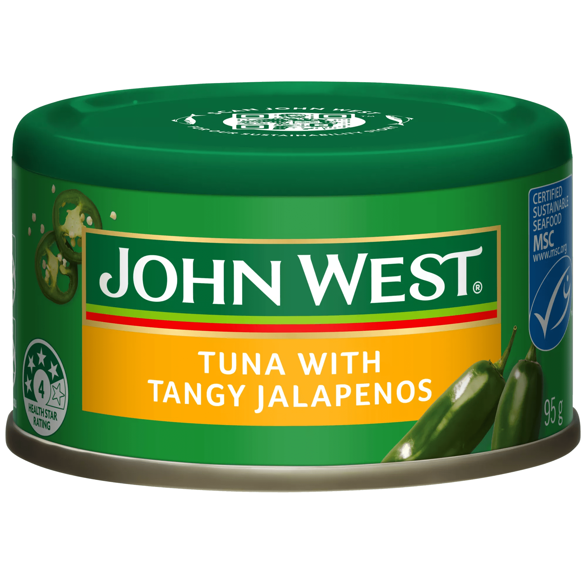 JW Tuna Fiery Jalapeno 24x95g                