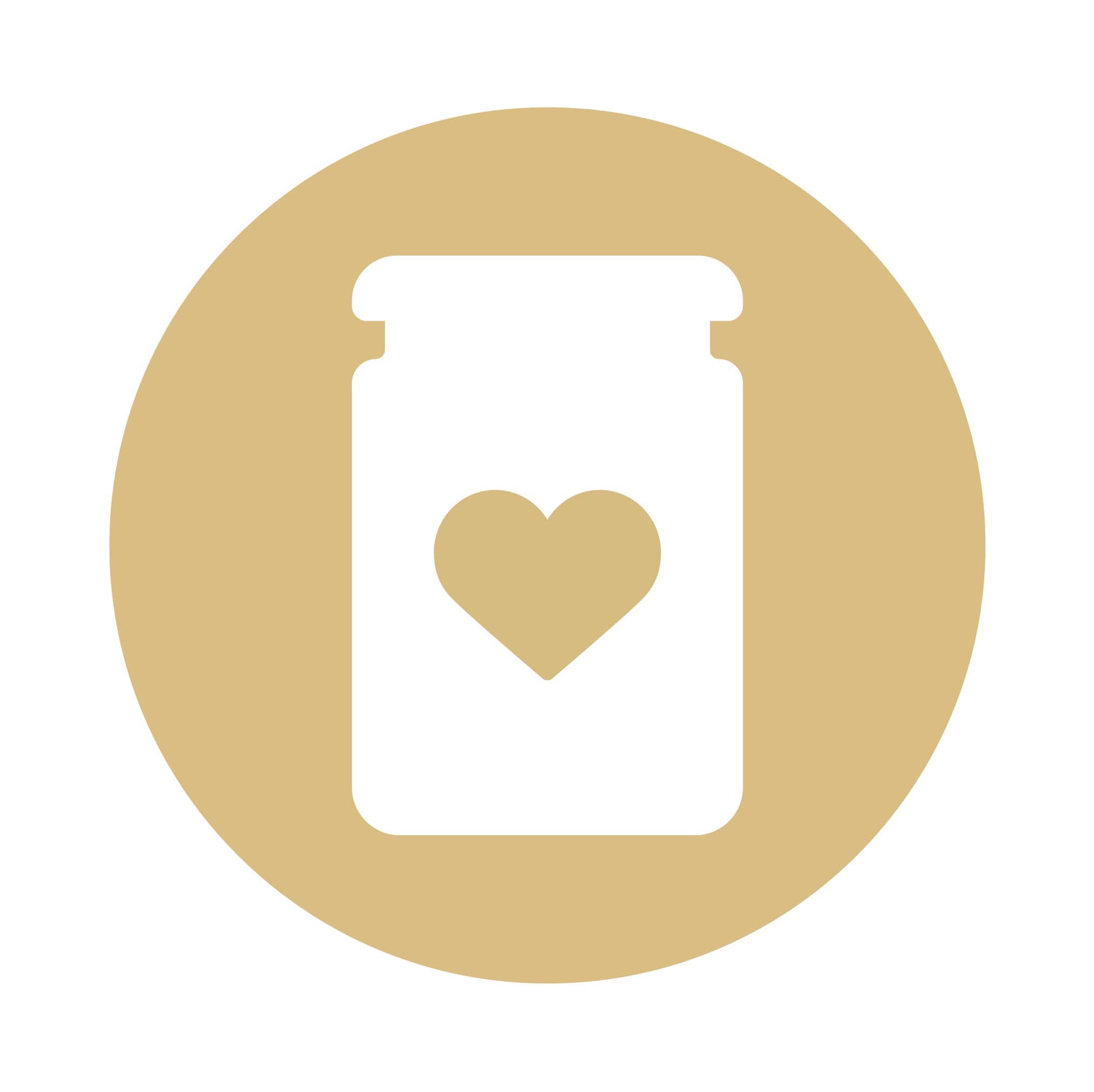 icon, leggos jar with a heart