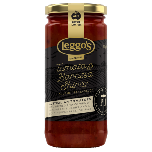 Leggo's Tomato & Barossa Shiraz Gourmet Pasta Sauce 390g