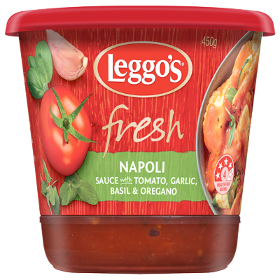 Napoli Sauce with Tomato Garlic Basil and Oregano 450g