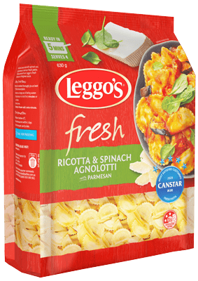Ricotta and spinach agnolotti with parmesan - 630g