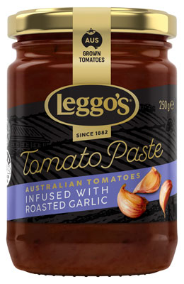 Leggo's Tomato Paste. Australian Tomatoes infused with roasted onion 250g