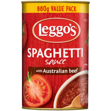  Leggo’s Spaghetti Sauce with Australian Beef 680g