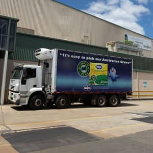 Truck parked on Devonport Operation