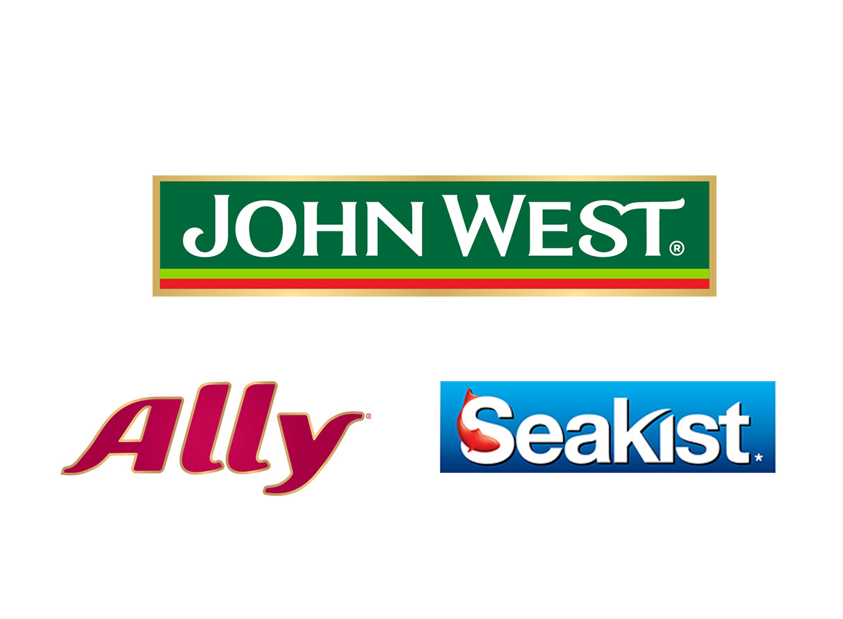 John West, Seakist, Ally Logos
